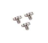 FUTUREORYY 3pcs Silver Metal Slide Finger Ring Fixing Screws for Trumpet Brass Instrument Replacement Accessory Compatible with Brass Trumpets