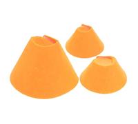 FUTUREORYY 3pcs Small Animal Cone Collar for Guinea Pigs Hamsters Squirrels Sugar Gliders Soft Lick and Scratch Neck Circles Comfortable and Gentle Bath Accessory