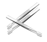 FUTUREORYY 3pcs Stainless Steel Stamp Collecting Tweezers Portable Precision Tweezers for Delicate Documents and Photos with Anti-Slip Grip Lightweight and Compact for Stamp Collectors and
