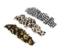 FUTUREORYY 3pcs Universal Elastic Scrunchie Watch Strap without Connector, Soft Cloth Wrist Bracelet Replacement Band Compatible Smartwatches, Fashionable Adjustable Wristwatch Bands for