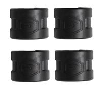 FUTUREORYY 4 Pcs Mountain Bike Chain Protector Rubber Anti Collision Rings | Rear Fork Fit, Black Finish, Lightweight Impact Resistance, Bike Accessory for Mountain and Road Use