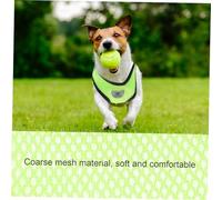 FUTUREORYY 4 Sets Adjustable Dog Harness Vest Kit with Breathable Mesh and Chest Strap in Black Blue Green Pink Lightweight Pet Leash for Outdoor Training and Walking