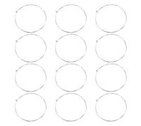 FUTUREORYY 40pcs Guitar Steel String Acoustic Guitar Steel Strings for Daily Practice Metal Replacement for Live Performances