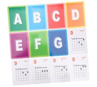 FUTUREORYY 49pcs Guitar Chord Chart for Beginners Adults Fingering Diagrams Coated Paper Wall Poster for Electric and Acoustic Guitar Practice