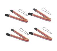 FUTUREORYY 4pcs Adjustable Woven Ukulele Strap Bohemian Ethnic Style Multi Instrument Compatibility Soft Guitar Shoulder Straps for Soprano Concert Tenor Banjo