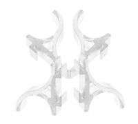 FUTUREORYY 4pcs Aluminium Alloy Fridge Shelf Clips Heavy Duty Metal Hooks Freezer Cooler Support Brackets No Drill Installation Replacement Refrigerator Hangers
