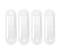 FUTUREORYY 4pcs American Style Light Switch Guard Covers for Single Toggle and Rocker Wall Plates Lock Mechanism Prevents Accidental Off Safety Protectors for Nursery Bedroom Living