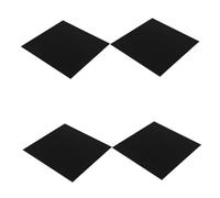 FUTUREORYY 4pcs Black Acrylic Sheets 2mm Thick 200x200mm Black Craft Acrylic Panels for DIY Projects, Engraving, Wedding Signs and Windows