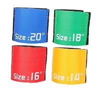 FUTUREORYY 4Pcs Cymbal Mute Belt Elastic Drum Cymbal Mute Pad Silent Hi-Hat Accessories for Drum Practice Reduction Accessory Training