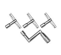 FUTUREORYY 4pcs Drum Key with Continuous Motion Design Type Z Type Wrench for Easy Drum Head Changes Durable Construction Essential Hand Drummer Accessory