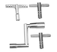 FUTUREORYY 4pcs Drum Keys Set with Shaped and Z Shaped Wrenches Drum Tuning Tools Essential Accessory