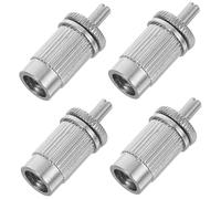 FUTUREORYY 4pcs Electric Guitar Bridge Anchors Screws Metric Saddle Height Adjustment Replacement Studs for Luthiers DIY Guitar Maintenance
