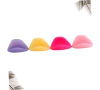 FUTUREORYY 4pcs Flute Thumb Rest Cushion Cover for Wind Instruments Soft Support for Sore Thumbs Relieves Maintains Correct Position Suitable for Flutes Random Color Random Color