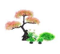 FUTUREORYY 4pcs Resin Aquatic Plant Simulation Plant Aquarium Accessory with Creative Unique Design, Environmentally Friendly and Fade Resistant, to Decorate The Aquarium and Make The Water