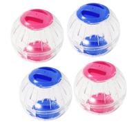 FUTUREORYY 4pcs Small Pet Exercise Ball Small Hamster Exercise Ball Silent Hamster Running Wheels Wheel Chinchilla No Squeak Running