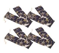 FUTUREORYY 4pcs Soprano Recorder Storage Bags Soft Lined Flute Carrying Pouches Lightweight Portable Drawstring Organizer for Vertical Flutes and Accessories