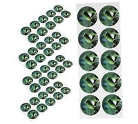 FUTUREORYY 5 Sheets Self-Adhesive Seed Pot Labels Hydroponic Plant Grow Stickers for Garden Pots DIY Seedlings Markers with Round Anti-Moss Stickers for Cultivation