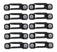 FUTUREORYY 50 Sets Hidden Cabinet Connectors Cupboard Hinge Assembly Fasteners for Wardrobe Furniture Durable Invisible Screw Fastener Without