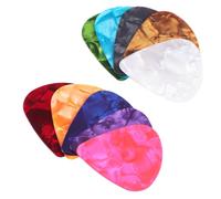 FUTUREORYY 50pcs Plastic Guitar Picks Thumb Picks for Acoustic and Electric Guitars, Sturdy Musical Instrument Accessories Suitable for Fingerstyle Playing