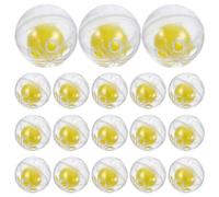 FUTUREORYY 50pcs Rattle Ball Inserts Noise Maker Bells 24mm Diy Rattle Kit for Crochet Toys Plush Dolls Pet Chew Balls Sound Inserts for Animal Toys