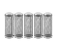 FUTUREORYY 5pcs Aquarium Filter Intake Cover Screen Stainless Steel Mesh Guard for Fish Tank Filter Inflow Strainer Fry Protection Guard for Shrimp Tank Accessories