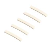FUTUREORYY 5pcs Bone Guitar Nuts 0.63x0.34cm Electric Acoustic Guitar Accessories Replacement Saddles for Beginners and Instrument Repair
