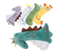 FUTUREORYY 5pcs Catnip Plush for Indoor Cats Interactive Chew Playthings for Kittens Soft Lightweight Cat Cute Designs Dinosaur Chicken Snake Duck