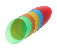 FUTUREORYY 5pcs Colorful Horseshoe Plastic Lampshade Replacement Hanging Lamp Shade for Home Decor and Housewarming Gift