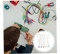 FUTUREORYY 5pcs Multimeter Banana to Banana Test Leads with Insulated Stackable Plugs for Electrical Testing and Digital Measurement High Conductivity Wire Five Color
