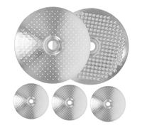 FUTUREORYY 5pcs Reusable Stainless Steel Espresso Puck Screens Od Coffee Filter Discs for Portafilter and Filter Baskets Fit High Temperature Resistant Mesh Ground Coffee