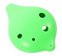 FUTUREORYY 6-hole Alto Ocarina c Key Resin Musical Instrument for Beginners, Portable Small Green Ac Mouthpiece Ocarina for Adults and Children