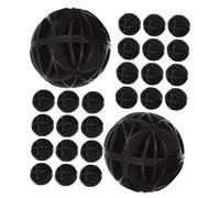 FUTUREORYY 60pcs Aquarium Bio Balls Biological Filter Media for Fish Tank Pool Water Purification Compatible with Multisystem Filters Enhances Natural Ecosystem and Water Clarity
