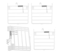 FUTUREORYY 6pcs Birdcage Spring Door Accessories Easy to Install Replaceable Doors for Pet Cages Compatible with Various Birdcages Convenient Bird Cage