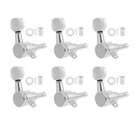 FUTUREORYY 6pcs Electric Guitar Tuners Scale Tuning Knob Lock String Function Tuner for Acoustic Guitar Accessories