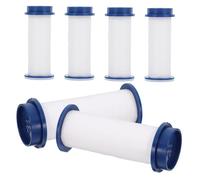 FUTUREORYY 6pcs High Pressure PP Cotton Filter Replacement for Shower Head Elastic Water Purification Core for Hard Water Chlorine Removal Easy Installation Bathroom Sprinkler Filter Cotton