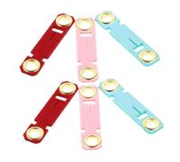 FUTUREORYY 6pcs Parrot Leg Bands and Bird Foot Rings for Training Soft Comfortable Leather Material Size 4 Red Pink Blue Mixed Colors Suitable for Small Birds Parakeets and Pigeons