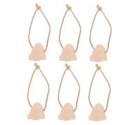 FUTUREORYY 6pcs Pink Natural Salt Lick Block 30-50g Natural Mineral for Horses Cattle Deer and Livestock Animal Boredom Reliever and Mineral Source