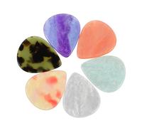 FUTUREORYY 6pcs Resin Guitar Pick Bass Guitar Finger Picks Bass Accessories Electric Plectrums Resin Finger Banjo