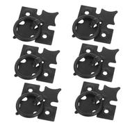 FUTUREORYY 6Pcs Vintage Chinese Style Rustic Metal Handles Single Ring Pulls for Cabinet Wardrobe Dresser Kitchen Cupboard Furniture Hardware with Easy Installation