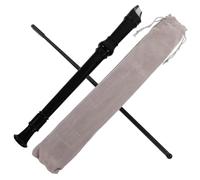 FUTUREORYY 8-hole Abs Soprano Recorder for Students and Adults with Protective Pouch, White German-style Clarinet Suitable for School Music Lessons and Beginner Practice Random Color