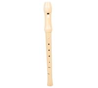 FUTUREORYY 8-hole Soprano Recorder Wood Tone German Style Beginner Wind Instrument for Students and Adults with Fingering Chart Suitable for Classroom and Practice