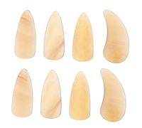 FUTUREORYY 8 Pcs Premium Guzheng Finger Fake Nails Medium Ergonomic Curve Protective Picks for Beginners and Professional Performance