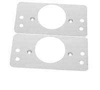 FUTUREORYY 8pcs Door Filler Plate Front Deadbolt Cover Ball Lock Reinforcement Repair Plate for Cabinet and Doors DIY Installation