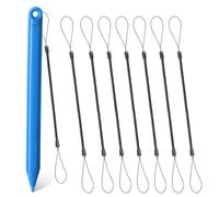 FUTUREORYY 8pcs Elastic Stylus Tethers Retractable Spring Coil, Anti-loss Stylus Pen Lanyard Set for Touchscreen Tablets and Drawing Pens, Plastic Material, Suitable for Digital Artists and Students