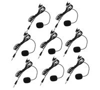FUTUREORYY 8Pcs Phone Microphone Portable Clip Lavalier Mics for Teaching Interviews and Tours High Durability Excellent Sound Quality Easy to Use with Sturdy Clip