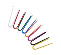 FUTUREORYY 8pcs Stainless Steel Electric Guitar Knob Puller with PVC Grip Bass Cap Extractor for Volume Tone Control Compatible with Various Electric Guitar and Bass Parts and Precise