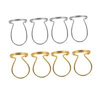 FUTUREORYY 8pcs Thumb and Finger Guitar Picks Set, Gold and Silver Metal Fingertip Guards, Instrument Accessories for Acoustic and Lap Guitar Fingerstyle Playing