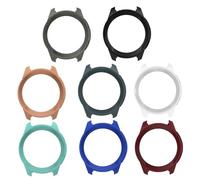 FUTUREORYY 8pcs Transparent Protective Frame Covers for Smart Watch Full Around Scratch Resistant Case with Easy Access to All Ports Buttons in Multiple Colors