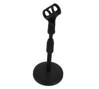 FUTUREORYY Adjustable Desktop Microphone Stand with Clip Stable Table Mic Stand for Recording Live Chat Conference Speech Compatible with Various Microphones
