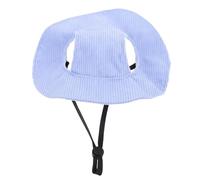 FUTUREORYY Adjustable Dog Sun Hat with Ear Holes Comfortable Small Breed Pet Bucket Hat for UV Protection Breathable Fisherman Cap for Outdoor Activities Stylish Puppy and Cat Sunshade